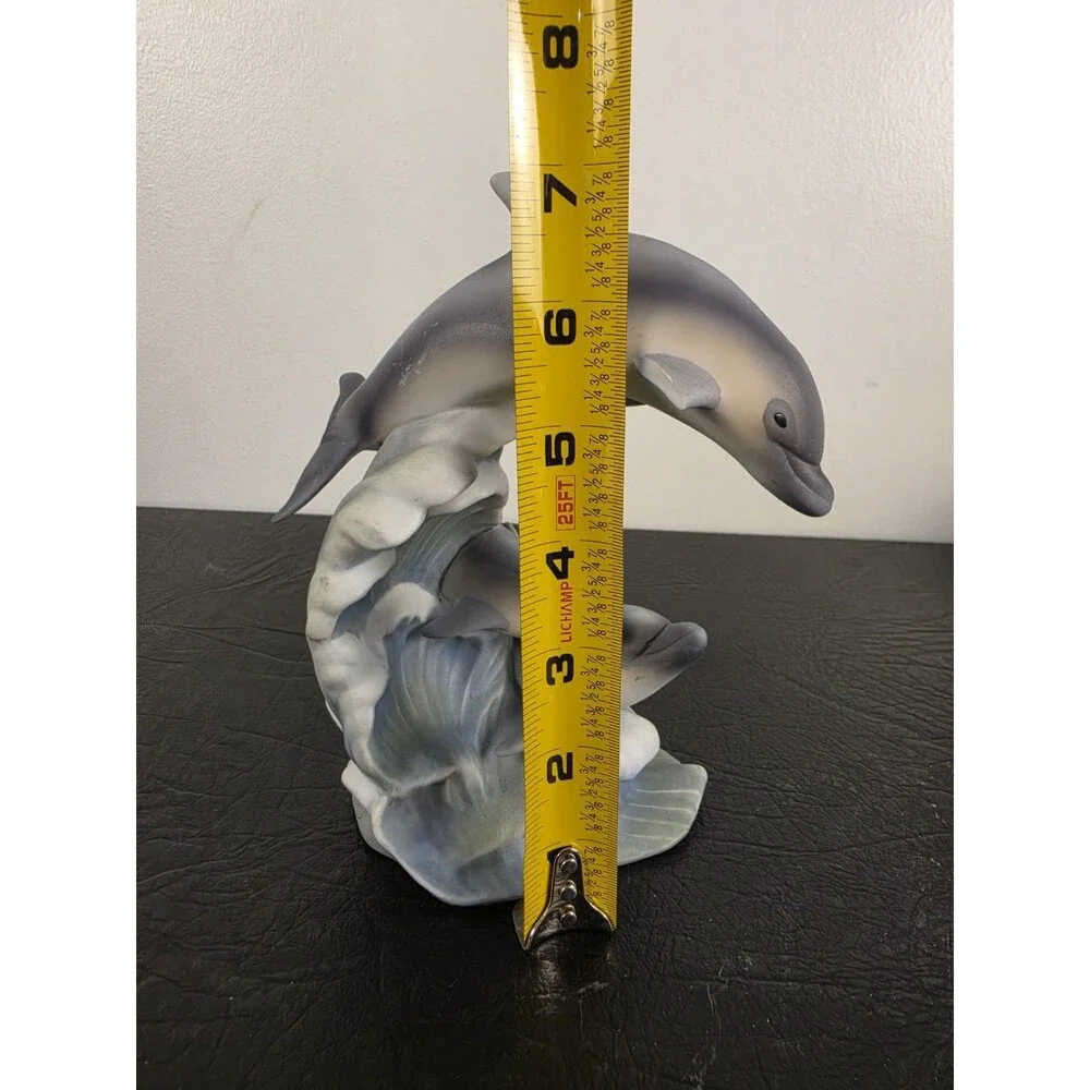 Homco Endangered Species collection. Dolphins. Masterpiece Porcelain. 1994